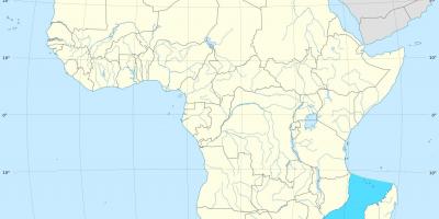 モザンビークチャンネルアフリカの地図