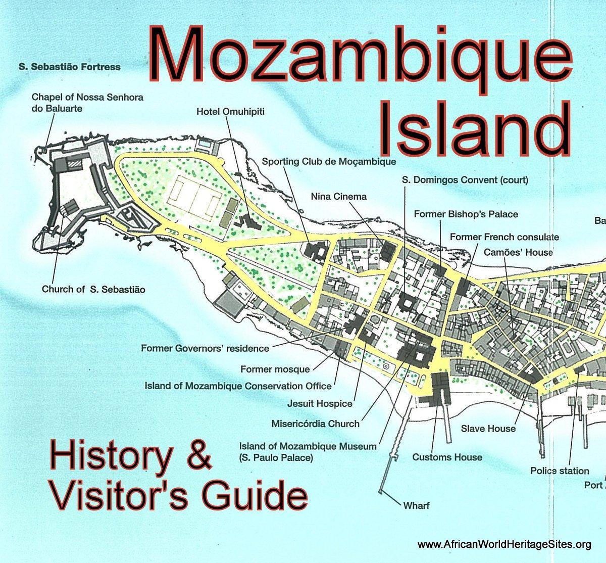地図のモザンビーク島